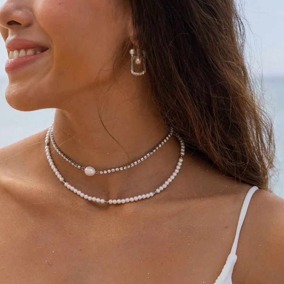Shimmering Pearl Kette