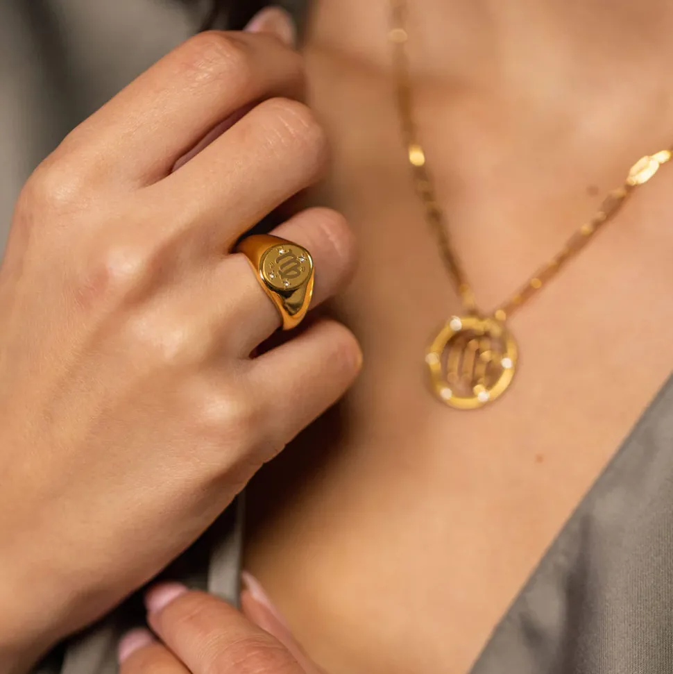 Virgo Zodiac Ring