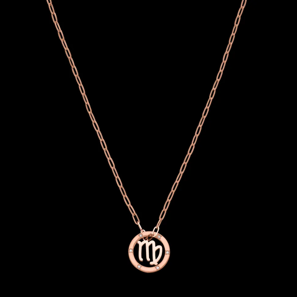 Virgo Zodiac Symbol Necklace