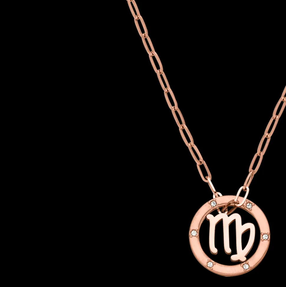 Virgo Zodiac Symbol Necklace