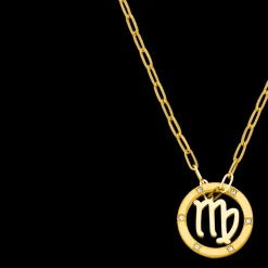 Virgo Zodiac Symbol Necklace