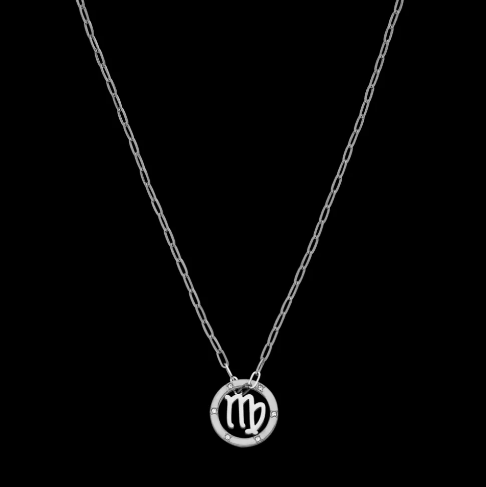 Virgo Zodiac Symbol Necklace