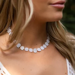 White Sparkle Necklace